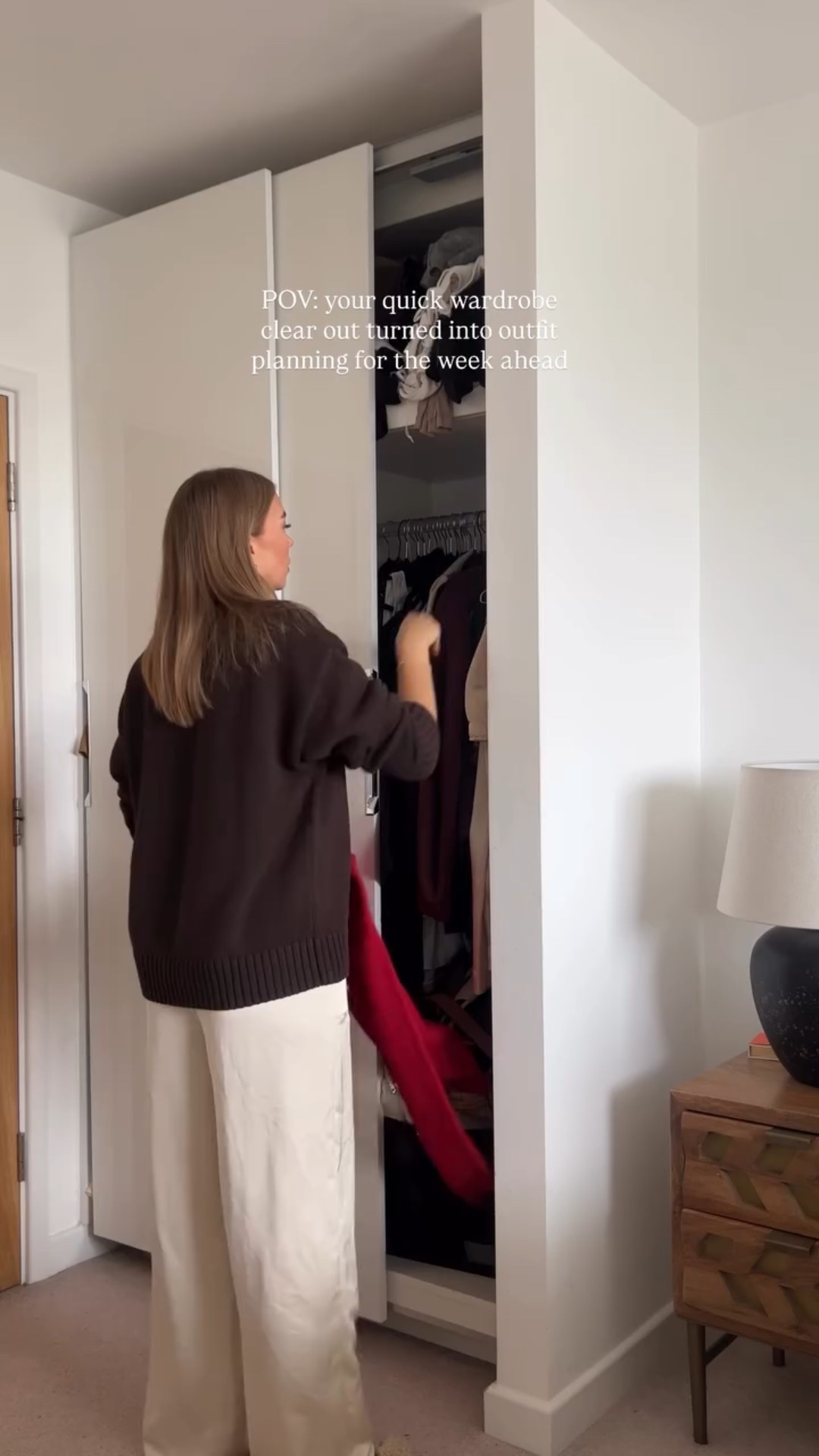 Weekly outfit planning 