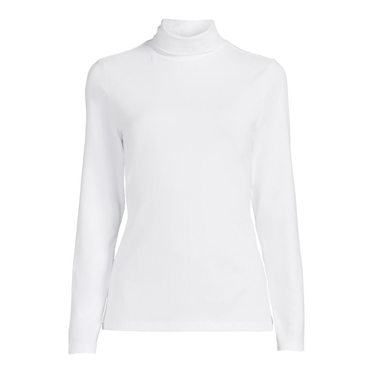 Time And Tru Women's Knit Turtleneck Top | Walmart (US)
