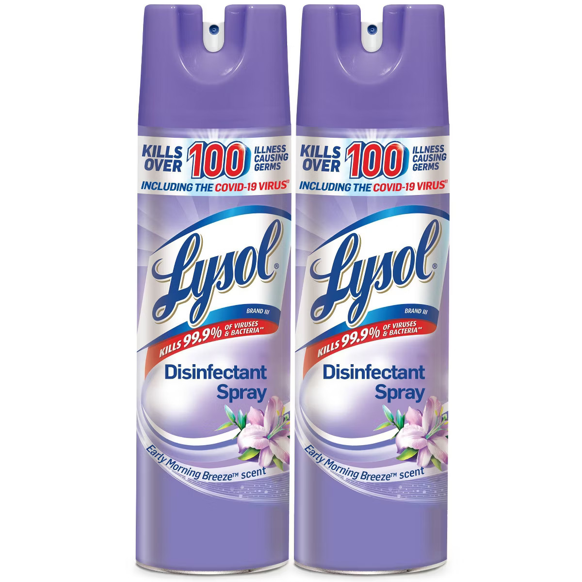 Lysol Early Morning Breeze Disinfectant Spray - 19oz/2ct | Target