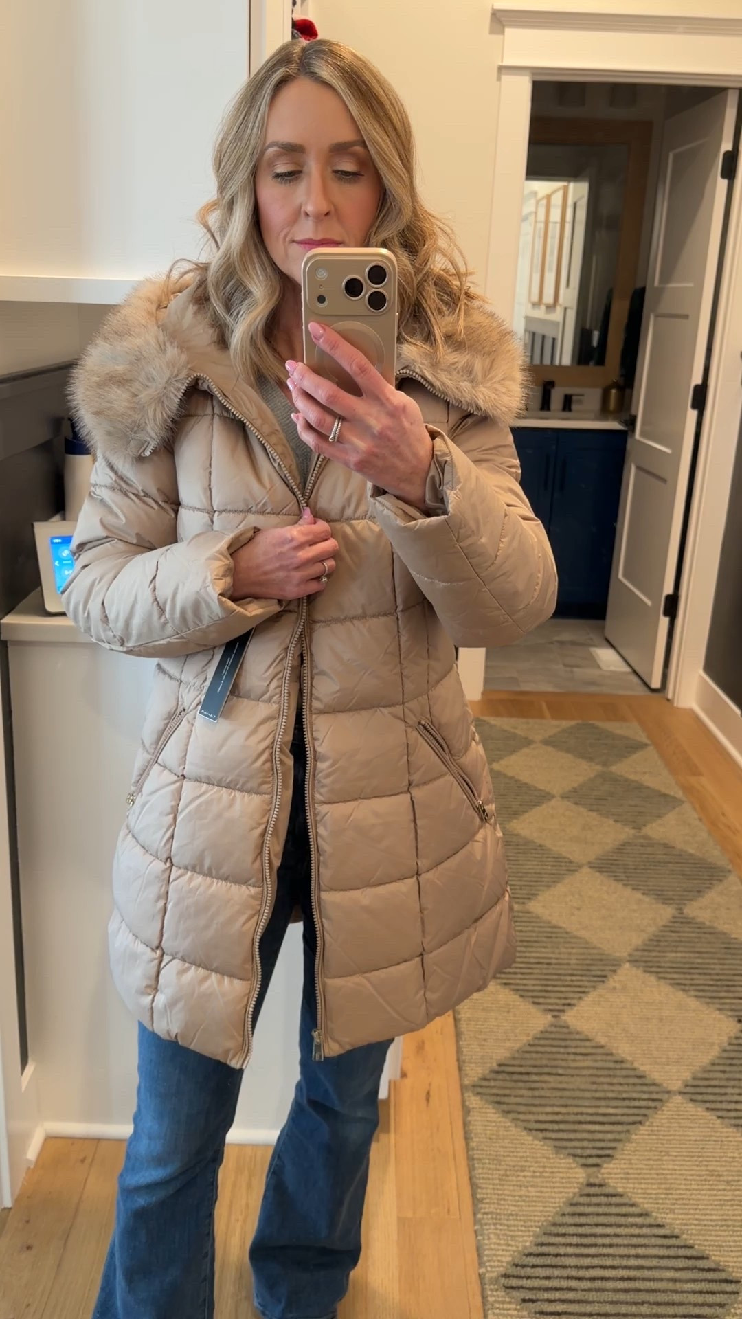 Tahari beige coat- sale - wearing a small 

#LTKmomlife #LTKFindsUnder100 #LTKdayinmylife