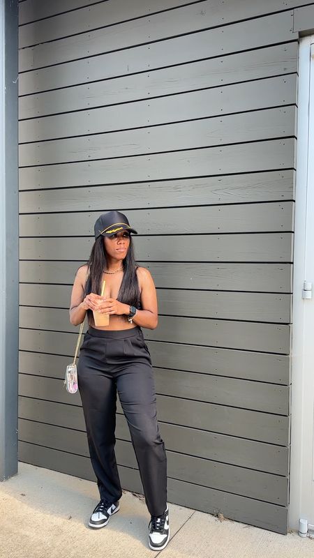 Concert outfit, concert outfit summer, concert outfit pop, concert look, concert outfit country

I’m wearing a size medium in the crop top and pants.

I styled this outfit with a black trucker hat, a clear crossbody bag, and Nike dunk low pandas sneakers 

#LTKSeasonal #LTKFindsUnder100 #LTKStyleTip