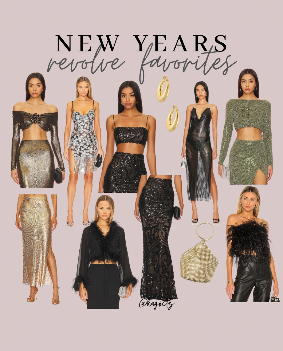 NEW YEARS OUTFITS 🪩⭐️
Black feathers + gold sparkle edition

#revolve #nye #newyears #newyearseve 
#dresses #partydress #nyedress #nyeoutfit 

#LTKHoliday #LTKparties #LTKSeasonal