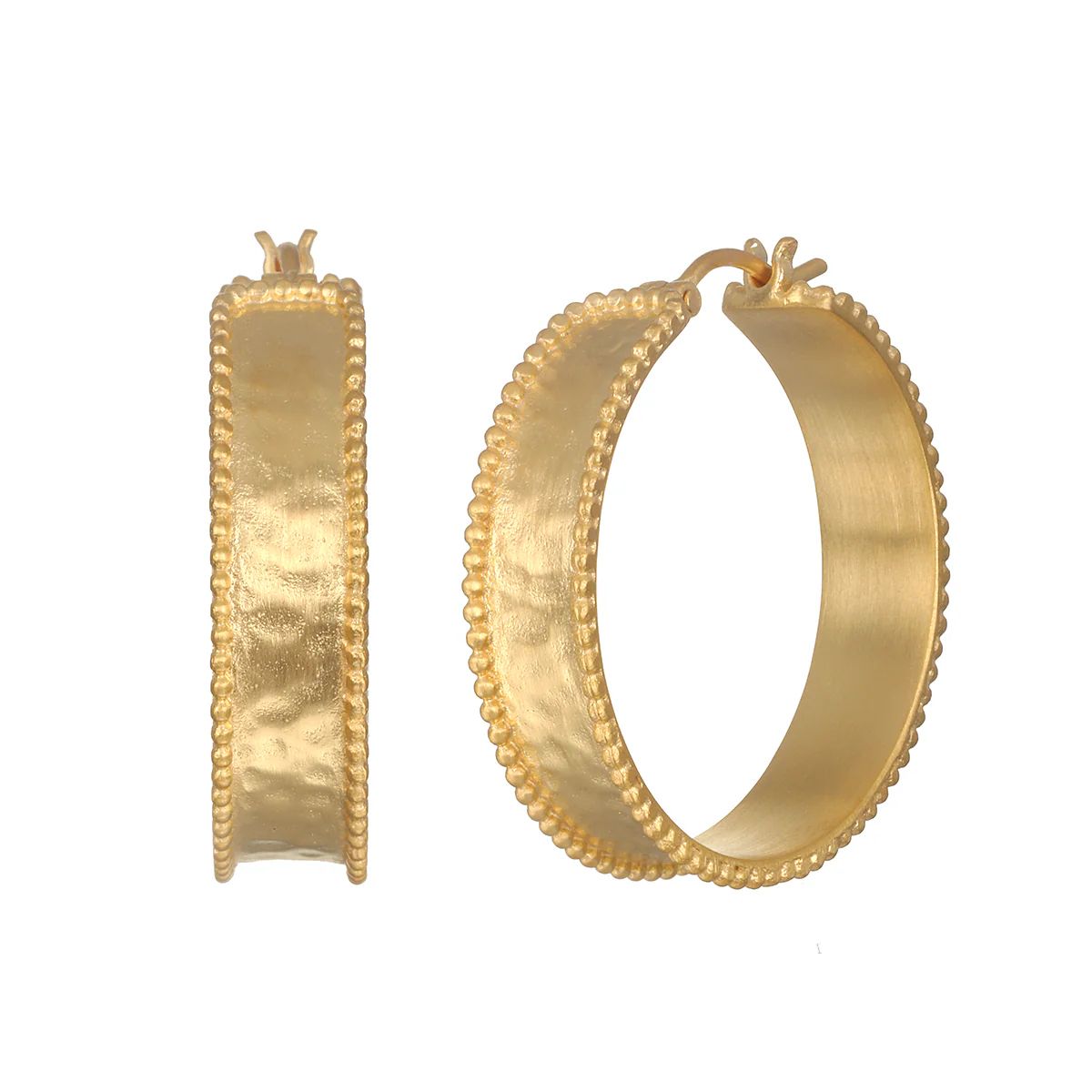 Bold Spirit Gold Hoop Earrings | Satya Jewelry