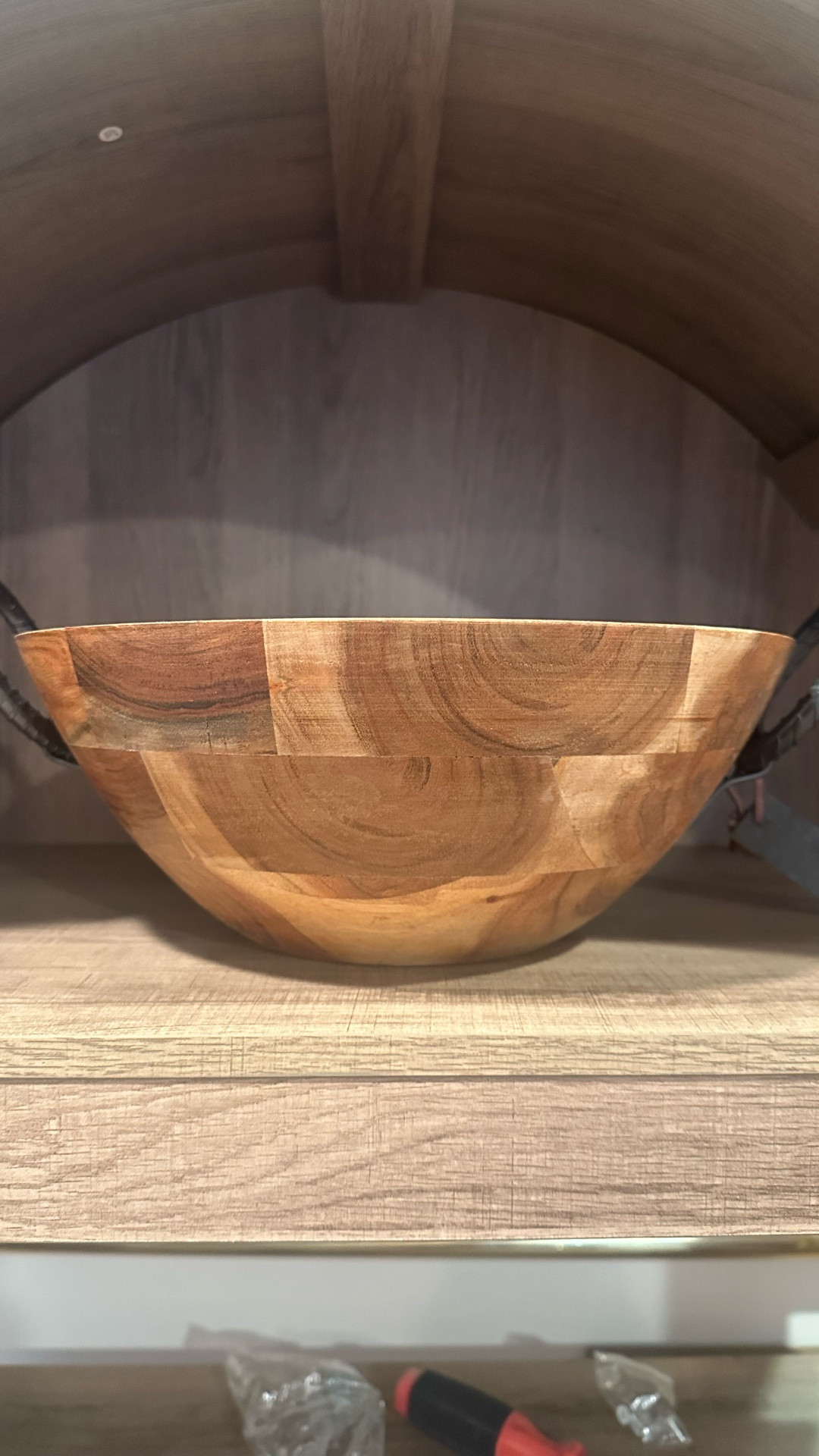 I’m slowly filling my arched bookshelf with pieces that feel warm, timeless, and a little bit collected… and this wooden bowl is one of those finds that instantly made me happy 🤍

The tone, the grain, the little handles… it has that effortless old-world meets coastal feel that makes a space look styled without even trying. I love using pieces like this to add texture and warmth—whether it’s layered on a shelf, styled on a kitchen island, or filled with seasonal decor.

I linked this exact one plus a few others with the same look so you can mix, match, and create your own moment ✨

#ad #LTKhome #coastalhome #bookshelfstyling #neutraldecor 

#LTKHome