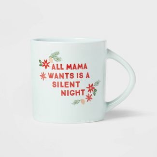 16oz Stoneware Mama Silent Night Mug - Wondershop&#8482; | Target