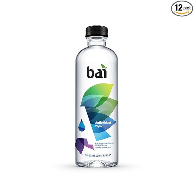 Bai Antioxidant Water, Alkaline Water, Infused with the Antioxidant Mineral Selenium, Purified Wa... | Amazon (US)