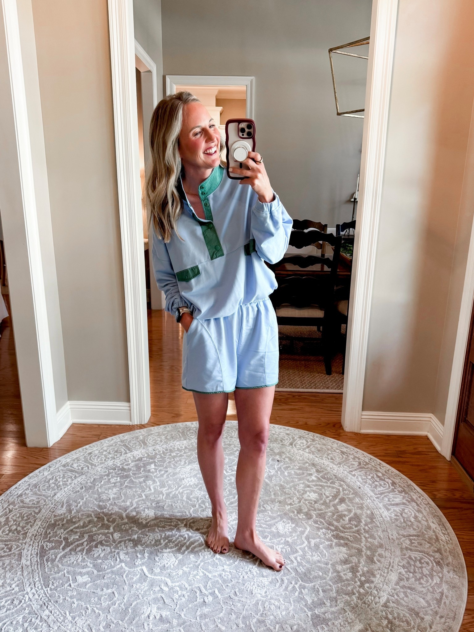 The perfect Spring set for cooler mornings and afternoons but warmer days. 

#LTKActive #LTKOver40 #LTKmomlife