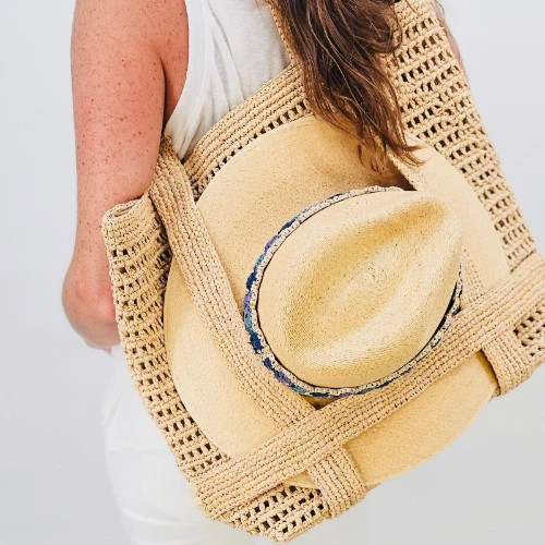 Indie Hay Raffia Bag | Baldiz
