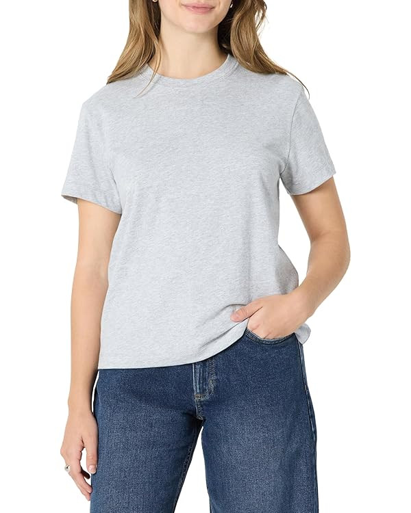 Amazon Essentials (Demi's Pick) Women's Relaxed-Fit Cotton Crewneck T-Shirt | Amazon (US)