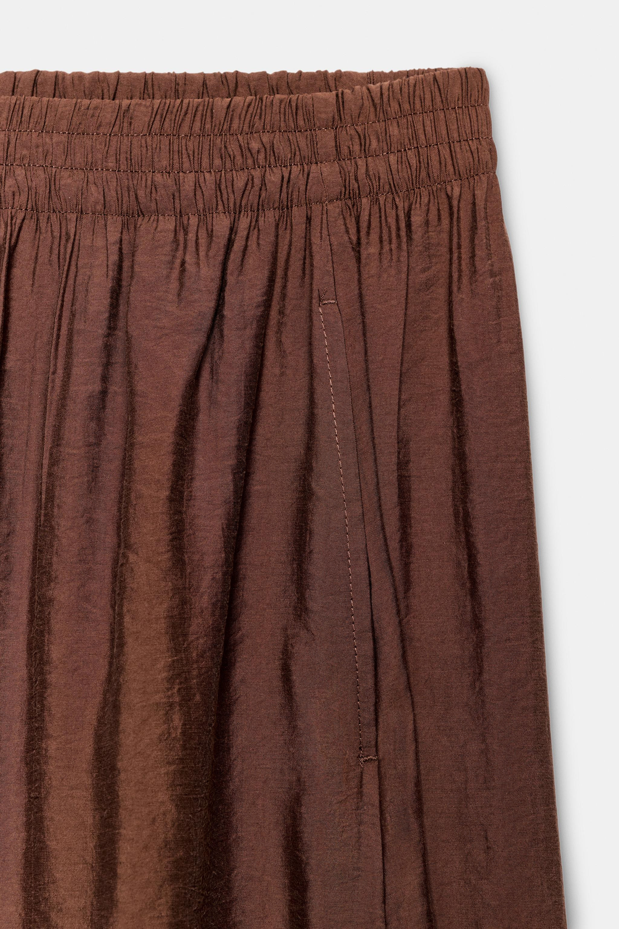 VOLUMINOUS BLOOMER PANTS | Zara US