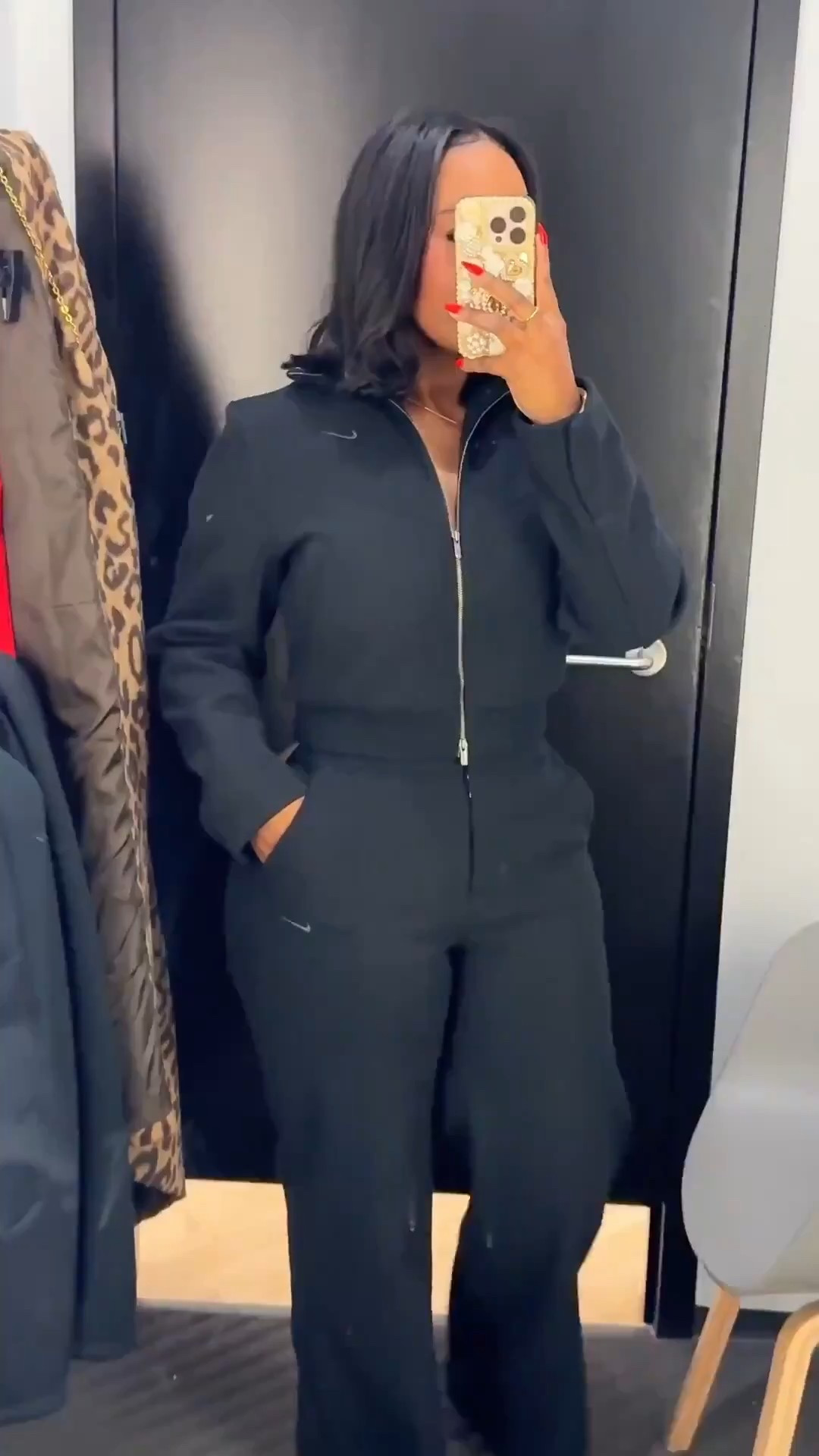 The Cyber sales are still going on, so it’s the perfect time to grab this luxe, tailored Nike set 🤍✨ The fabric feels soft, deluxe, and lightweight that elevated kind of comfy that you can dress down with sneakers for a chill day or dress up with heels for a clean, polished look, you could even wear the ivory set with a cute bag and heels for a festive holiday party. It moves beautifully and looks effortlessly put together.

✨For sizing: I’m in the Medium jacket and Small trouser pants, I would stick with normal sizing (Medium) for me on the pants 

#LTKPetite #LTKSaleAlert #LTKActive