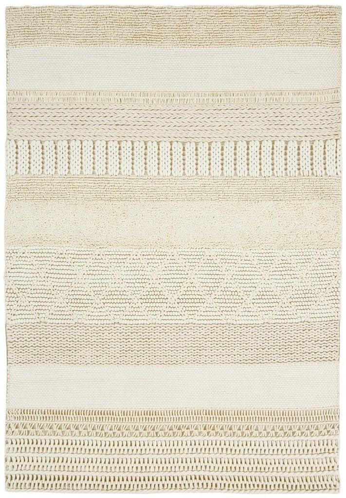 Lucia Ivory Chunky Knit Wool Rug - Miss Amara | Miss Amara (US)
