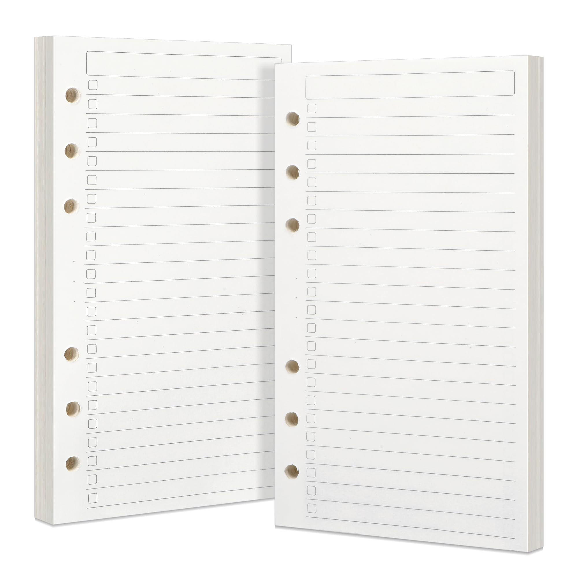 Toplive A6 Refill To Do List, 6 Holes Loose Leaf Paper, 160 Sheets Daily Planner Binder Inserts L... | Amazon (US)