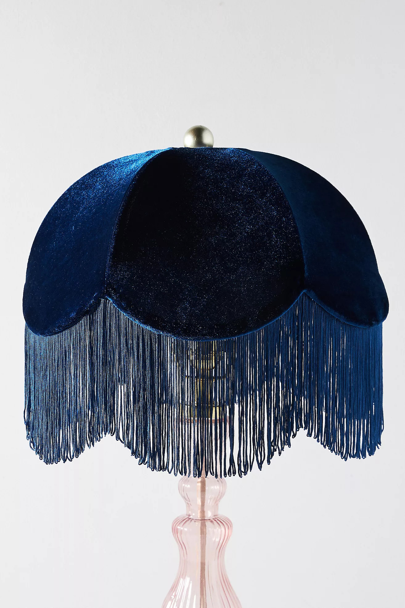 Tasseled Velvet Lamp Shade | Anthropologie (US)