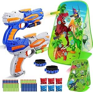 TOY Life Dinosaur Outdoor Toys for Kids 3 4 5 8 Toy Guns Toddler Outdoor Toy for Boys, Outdoor Di... | Amazon (US)