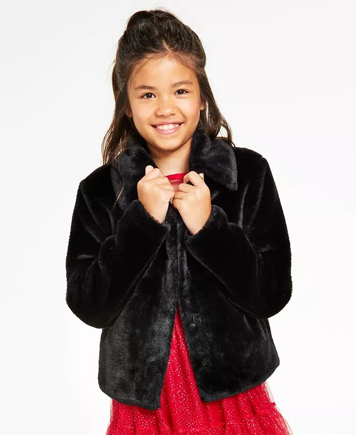 Epic Threads Big Girls Faux Fur Jacket, Created For Macy's  & Reviews - Coats & Jackets - Kids - ... | Macys (US)