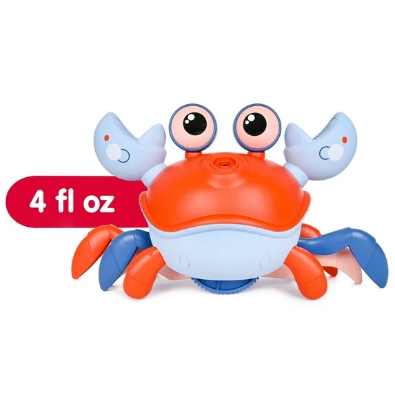 Play Day Dancing Crab Bubble Machine with 4 fl oz Solution, Children Ages 3+ | Walmart (US)