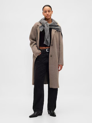 Cotton-Blend Cardigan Coat | Gap (US)