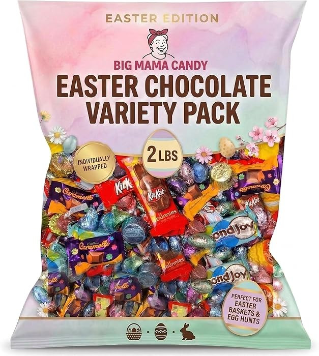 Assorted Easter Chocolate Candy Mix – 2 lb Individually Wrapped Spring Candy Variety Pack for E... | Amazon (US)