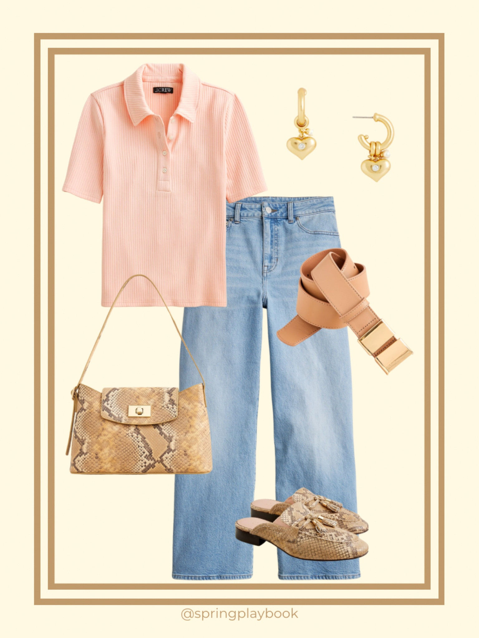 What’s in my cart at J.Crew!

I’ve been eyeing these earrings and snake purse for a while, and they are both on sale!  This new pink shirt is totally up my alley. I love the ballet pink color, and shirts with collars. And these jeans are a new curve fit, but a slim-wide leg!

#createdcolorful #createdcolorfulspring #hocspring #tcispring #pcaspring #lightspring #warmspring #truespring #brightspring #clearspring #paintboxspring #bluespring #cosmopolitanstyle

#LTKSaleAlert #LTKOver40 #LTKStyleTip