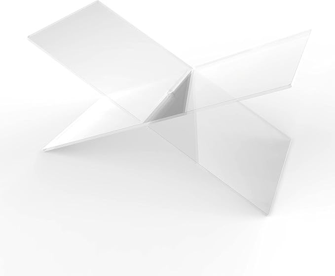 Boloyo X-Model Acrylic Book Holder, Clear Display Easel Reading Holder for Open and Closed Books,... | Amazon (US)