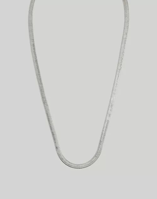 Herringbone Chain Necklace | Madewell