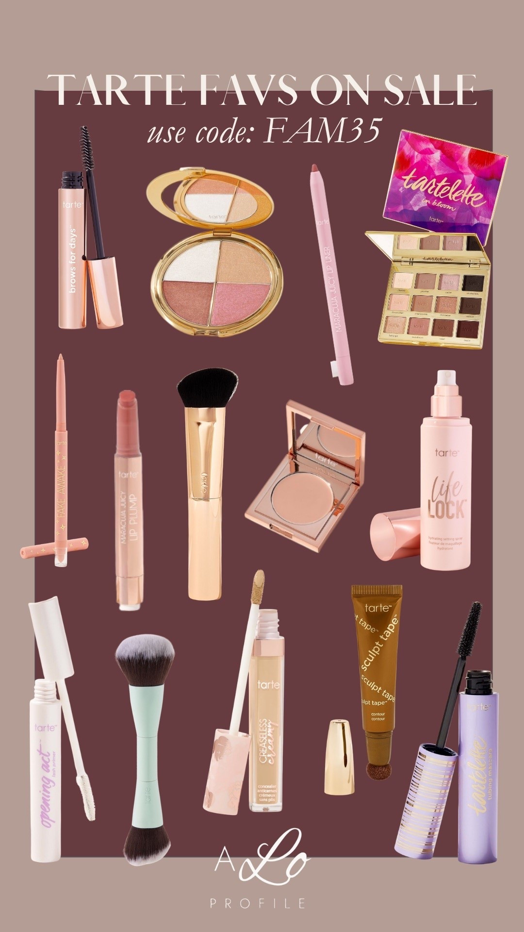 Tarte Friends & Family Sale ✨
Get up to 35% off sitewide

#LTKBeauty #LTKSaleAlert