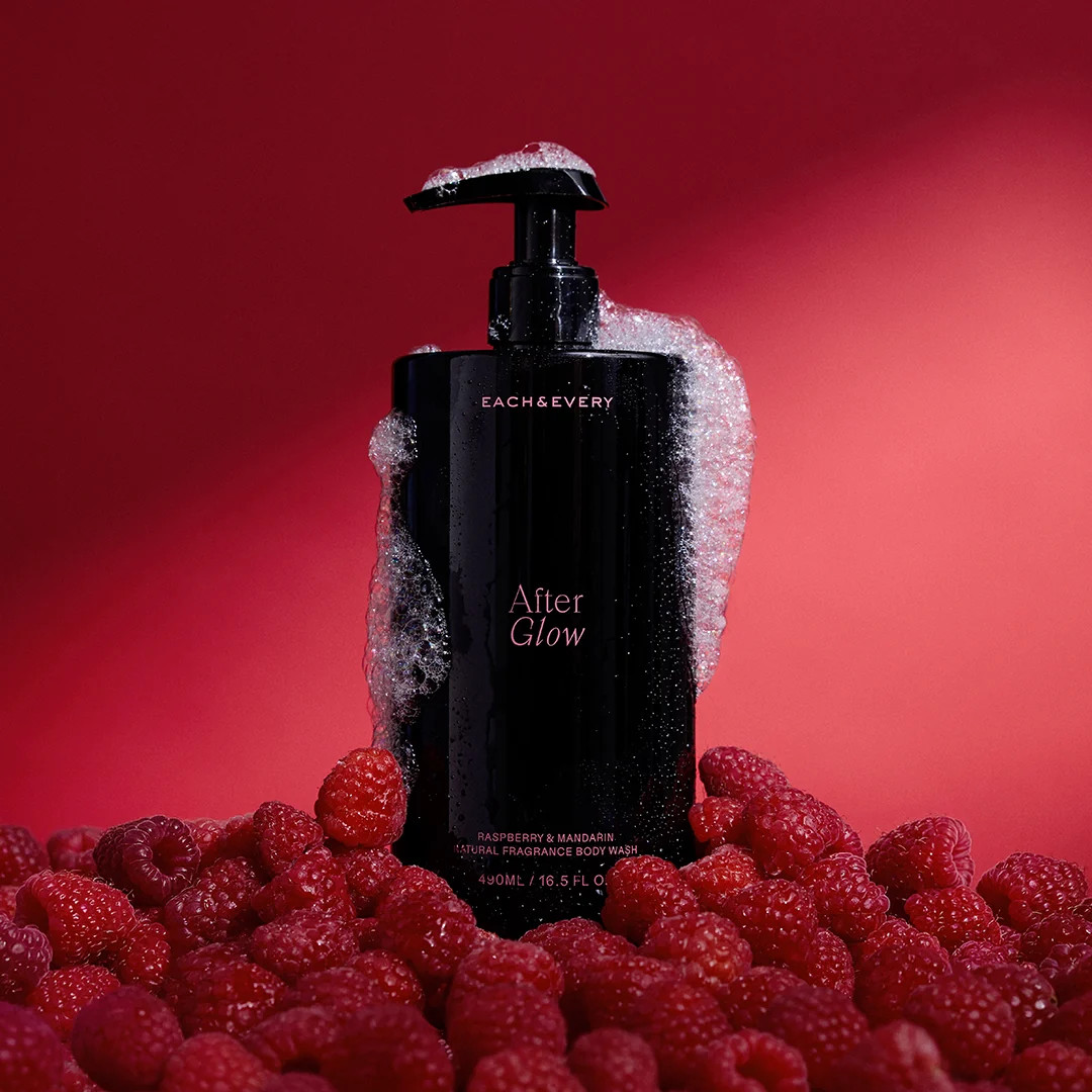 After Glow (Raspberry & Mandarin) Body Wash | Each & Every