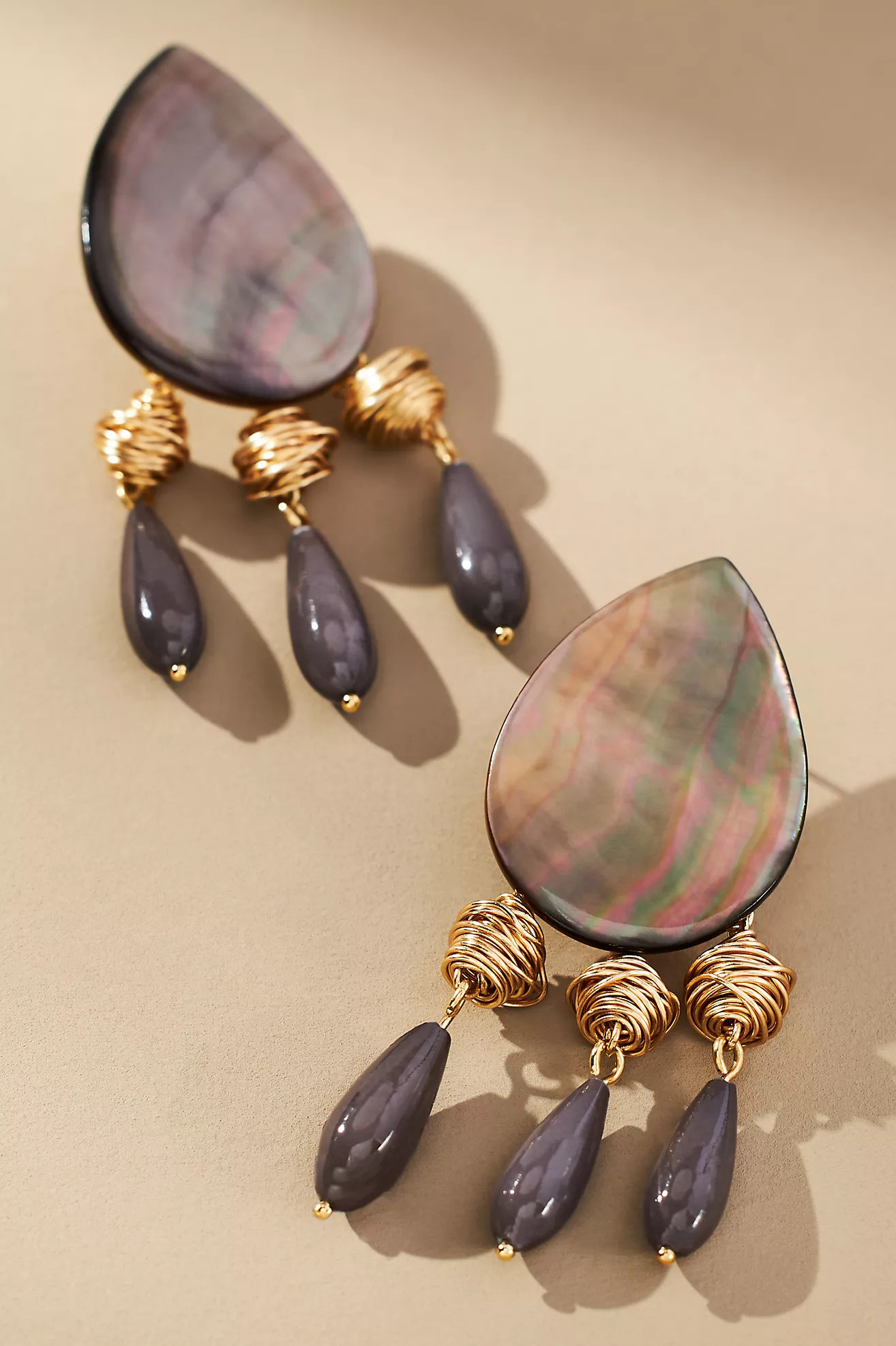 Stone Teardrop Chandelier Earrings | Anthropologie (US)