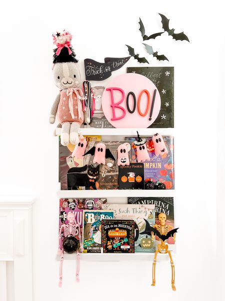 ✨Halloween Kids Book Shelf✨

This Halloween Book Shelf from Victoria’s bedroom is the perfect inspiration for Halloween decor and children’s book list for your little one this Halloween!  👻✨

Home decor
Holiday decor
Halloween decor
Halloween party
Halloween essentials 
Pink Halloween 
Halloween party ideas 
Kids birthday party ideas
Party styling 
Party planning 
Party decor
Party essentials 
Kitchen essentials 
Amazon finds
Amazon deals
Amazon favorites 
Amazon books
Amazon kids
Etsy home
Etsy finds
Etsy favorites 
Etsy decor 
Etsy essentials 
Fall decor
Shop small
Trick or treat
Spooky season 
Kids birthday gift guide 
Christmas gift guide 
Book nook 
Fall garland 
Book shelf decor
Book shelves
Shelfie sign
Reading corner
Reading list 
Book display 
Bedtime routine
Bedtime stories
Book corner
Playroom essentials 
Reading list for kids
Nursery
Nursery decor 
Kids bedroom decor
Travel essentials 
Target deals 
Target finds 
Cuddle and kind dolls
Felt garland
Black stars garland
Baby shower gift ideas 
Maternity 
Look for less
Back to school 
Pumpkin 
Ghouls Gang
Garland 
Toddler essentials 
Kindergarten 
Halloween wood sign
Michaels store
Skeletons decor
CamiMonet pennant
Trick or treat pennant
Halloween pennant
Halloween flag
Bats decor
Floating shelves
Día de los muertos books

#LTKGiftGuide #LTKGifts
#liketkit #LTKHalloween #LTKHoliday #LTKfamily #LTKstyletip #LTKunder50 #LTKtravel #LTKhome #LTKbump #LTKbaby #LTKsalealert #LTKkids #LTKunder100 #LTKhome

#LTKSale #LTKparties #LTKSeasonal