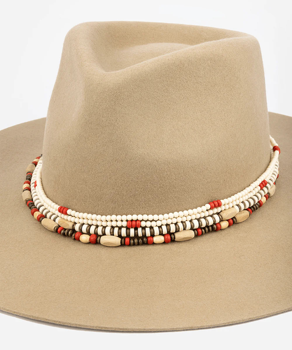 Layered Beaded Hat Band | Gigi Pip