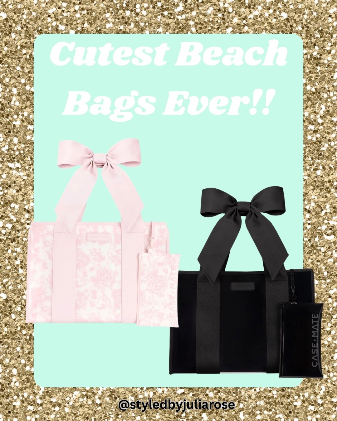 Spring break beach bags Easter basket bow floral black pink

Are these not the cutest beach totes you have ever seen?! Those bows 😍😍
These bags are made from a jelly material, are completely durable, and machine washable! You can enter your email for 20% off your first purchase. 🥰😘

#LTKSwim #LTKTravel #LTKgrwm