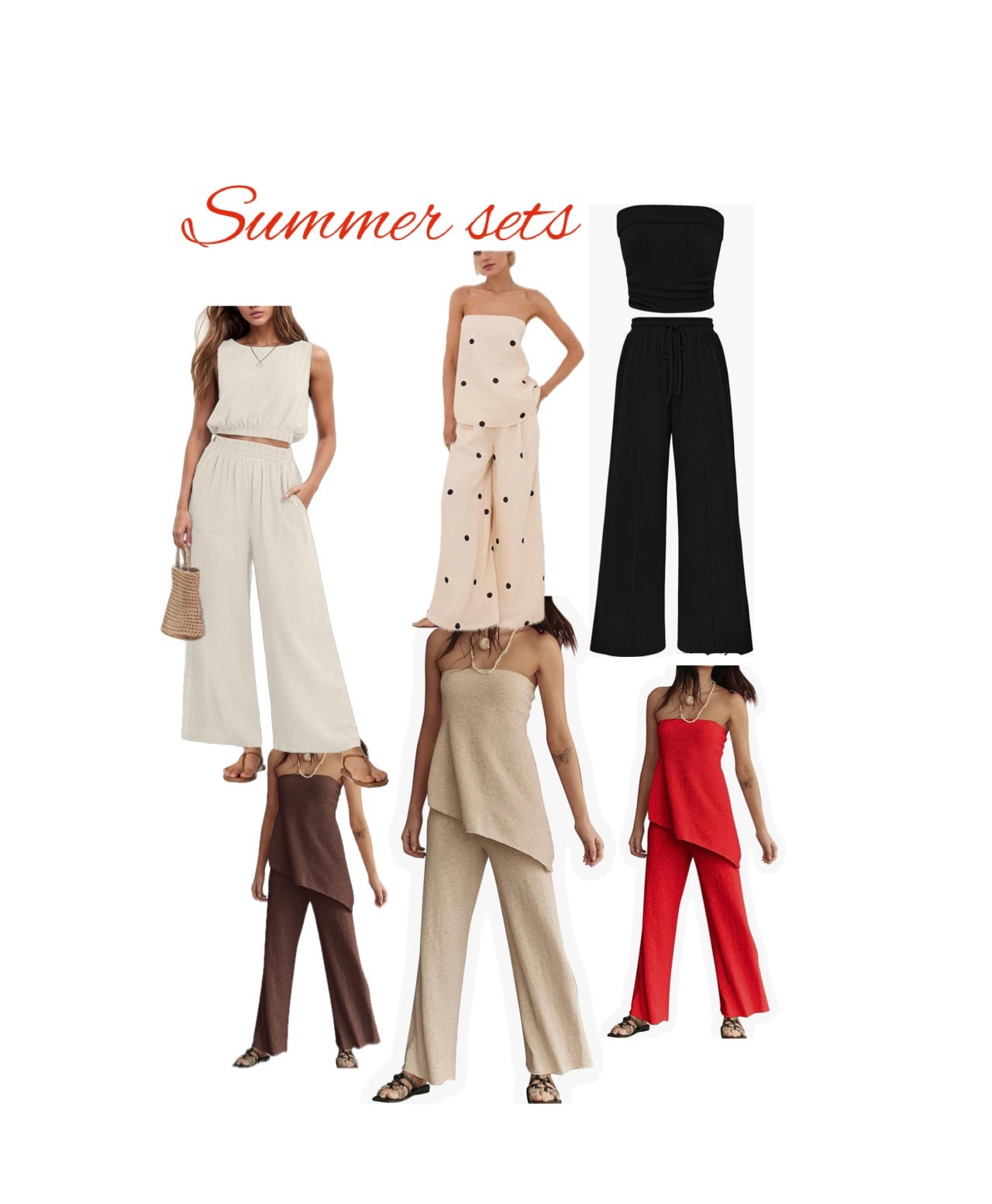 Summer two piece sets , strapless, casual summer outfit, Amazon , brunch , vacation, date night 

#LTKOver40 #LTKMidsize #LTKFindsUnder100