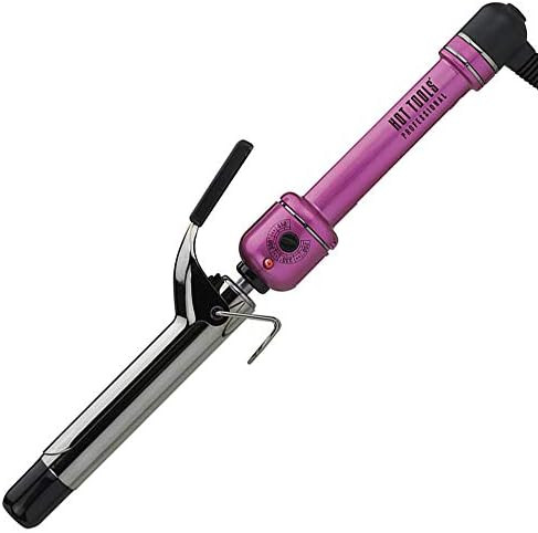 HOT TOOLS Professional Pink Titanium Curling Iron/Wand, 1 Inch | Amazon (US)