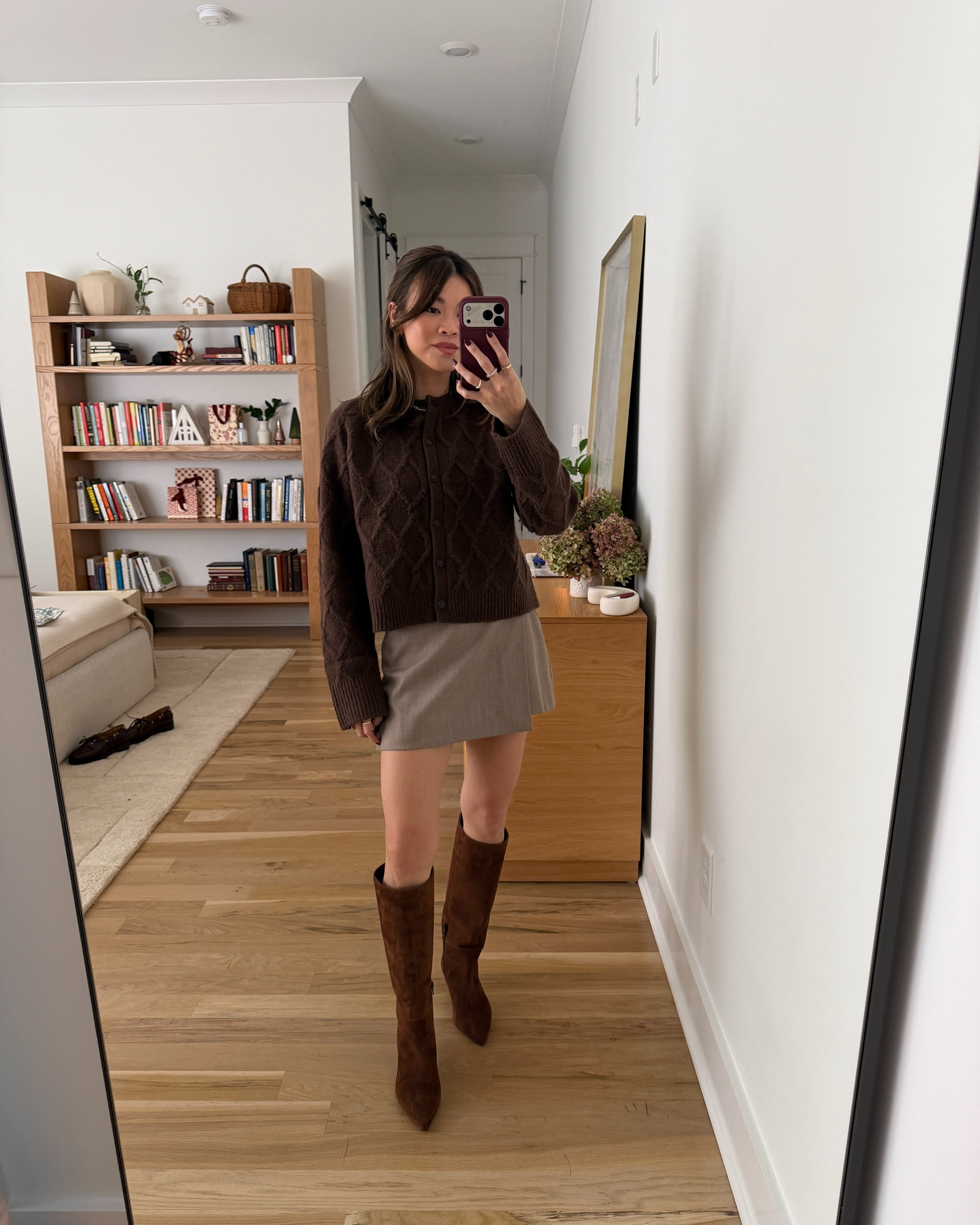 Sizing info: Sweater Small, Skort 00!  petite fashion, get dressed with me, outfit inspiration, ootd, nashville outfit, Nashville influencer, petite style, vacation style, casual outfits, mom style, petite skirt, winter dress, winter outfit, winter skirt, winter outfit inpso, winter outfit idea, winter top, winter style, fall sweater, winter sweater, cozy sweater, cold weather sweater, cold weather outfit, tall boots, skirt, 

 

#LTKHoliday #LTKSeasonal #LTKPetite