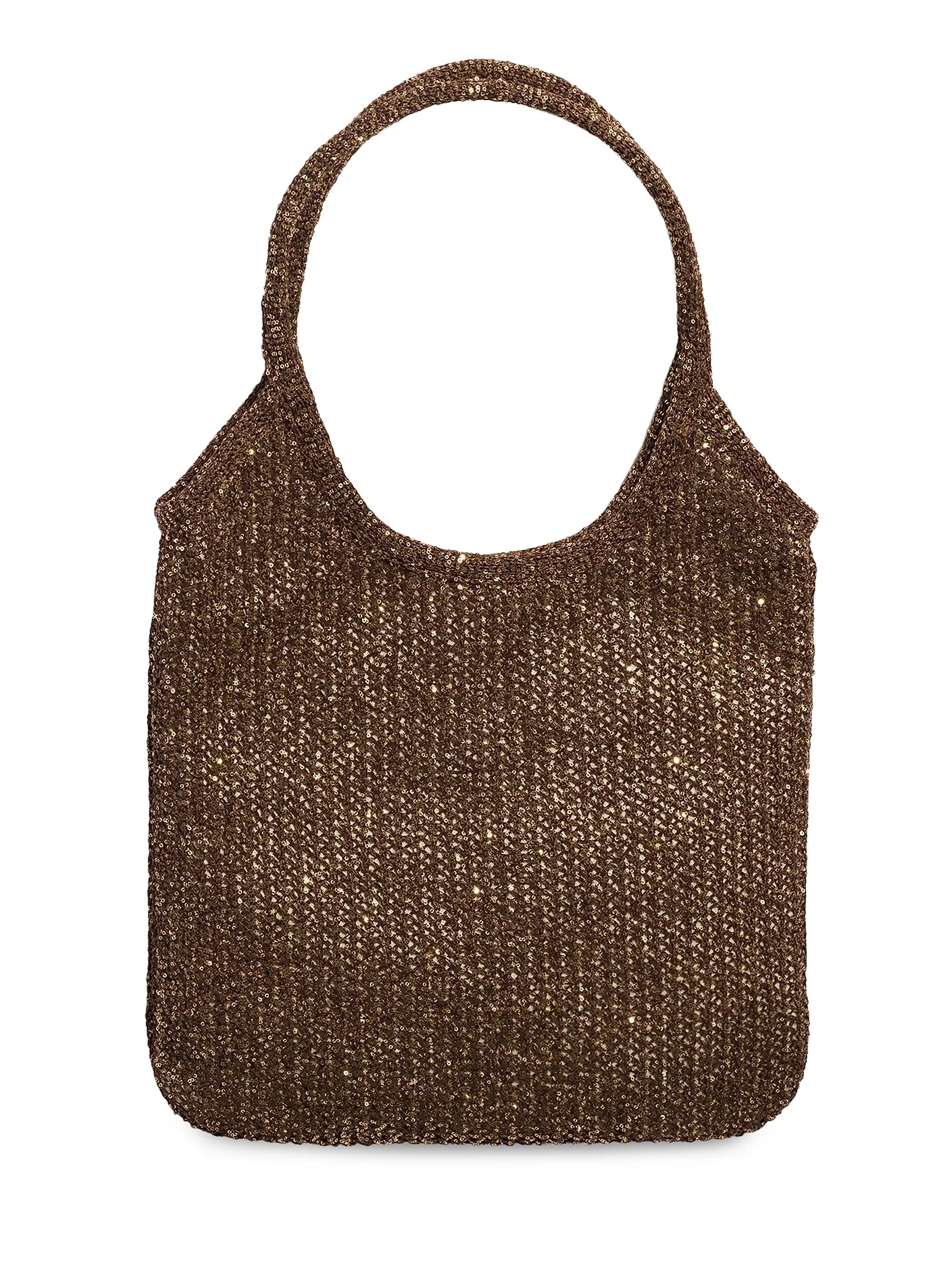 Miu Miu Ivy Sequin Mesh Shoulder Bag | Saks Fifth Avenue | Saks Fifth Avenue
