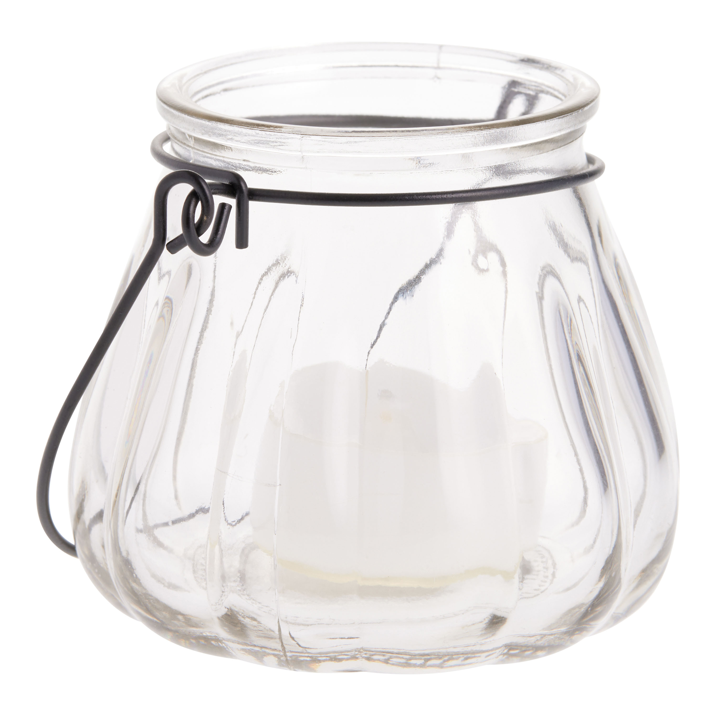 Mini Melon Glass Tealight Candle Holder Set of 4 | World Market