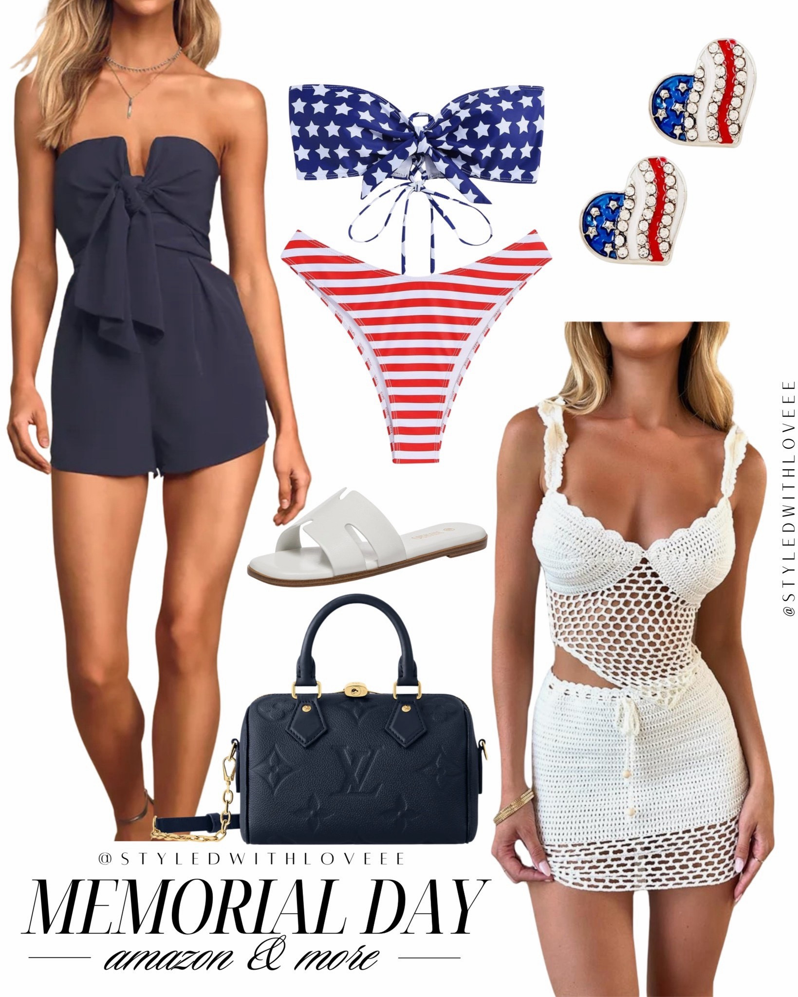 Get ready for Memorial Day with these effortlessly stylish pieces! From a bold bikini for sun-soaked days to a flattering navy mini dress for a chic evening out, and a white crochet mini dress for that perfect summer vibe—this style board has all the essentials. Shop now and make this holiday weekend unforgettable!

#LTKootd #LTKSeasonal #LTKPetite