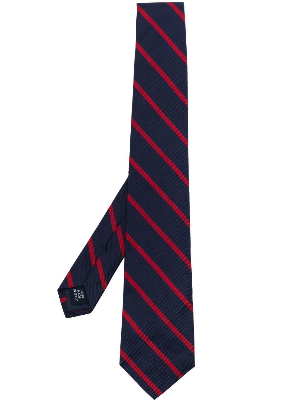 Polo Ralph Lauren diagonal-stripe silk tie - Blue | Farfetch Global