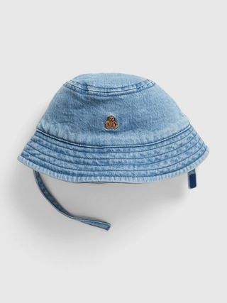 Baby Organic Cotton Denim Bucket Hat | Gap (US)