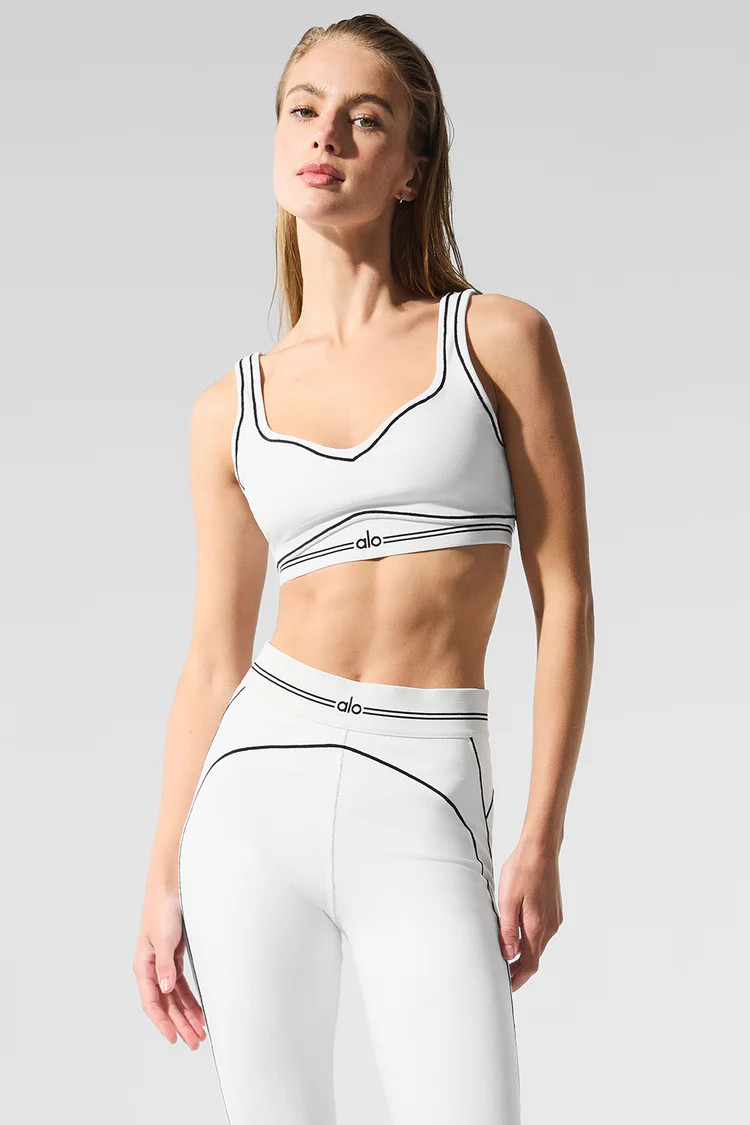 Airbrush Heart Throb Bra | Alo Yoga (US)