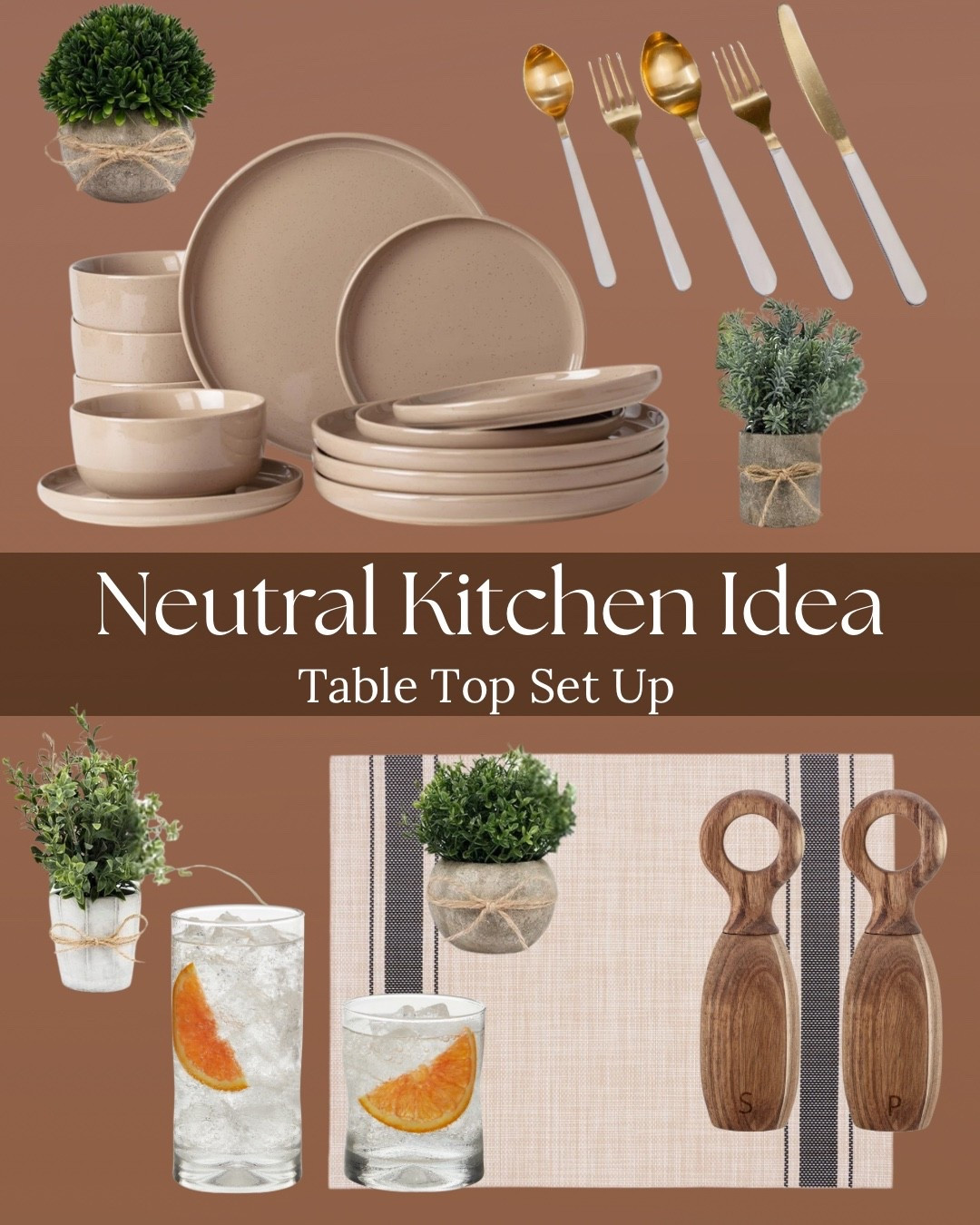 Neutral kitchen finds that make everyday meals feel a little more special! I love how soft tones, natural wood, and simple greenery create a clean and cozy tabletop look. Easy to mix in with any home style year round.

#LTKHome #LTKKitchen #LTKFinds #LTKUnder100 #LTKHomeDecor #LTKEntertaining #LTKSeasonal #LTKHostess

#LTKHome