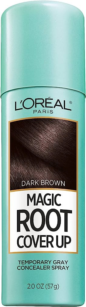 L'Oreal Paris Magic Root Cover Up Gray Concealer Spray Dark Brown 2 oz. | Amazon (US)