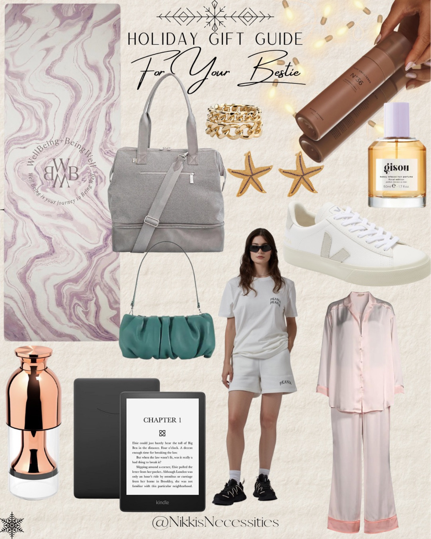 Gift guide for your bestie 
BFF gift guide 
Yoga mat 
Revolve 
Wolf and badger 
Saks 
Nordstrom 
Pajama set 
Lux unfiltered tanning mousse 
Wine decanter 
Touched purse 
Starfish earrings 
Hair perfume 
Beis weekend bag 
Kindle 


#LTKSeasonal #LTKGiftGuide #LTKHoliday