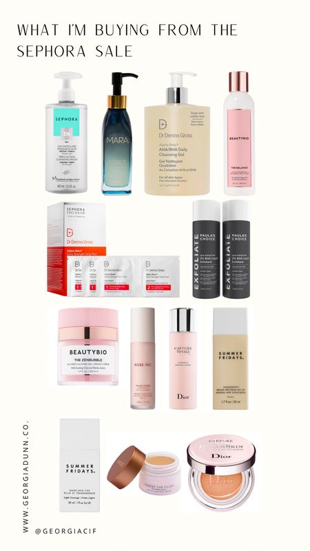 What I’m buying at Sephora during the Sephora savings event! Skincare products, skincare Sephora.com 

#LTKBeautySale #LTKbeauty #LTKFind
