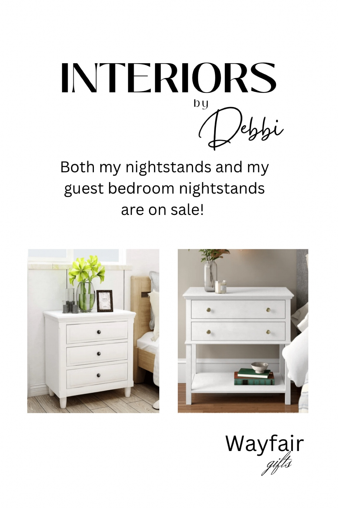 White Nightstands
3 drawer nightstand, 2 drawer nightstands, nightstands, bedroom decor, bedroom furniture, white 3 drawer nightstand, white 2 drawer nightstand
#wayfair

#LTKsalealert #LTKHoliday #LTKGiftGuide