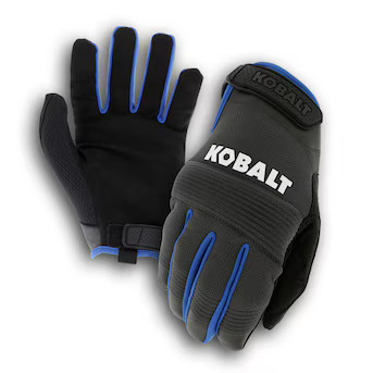 Kobalt Medium Black Synthetic leather 1 -Pairs | Lowe's