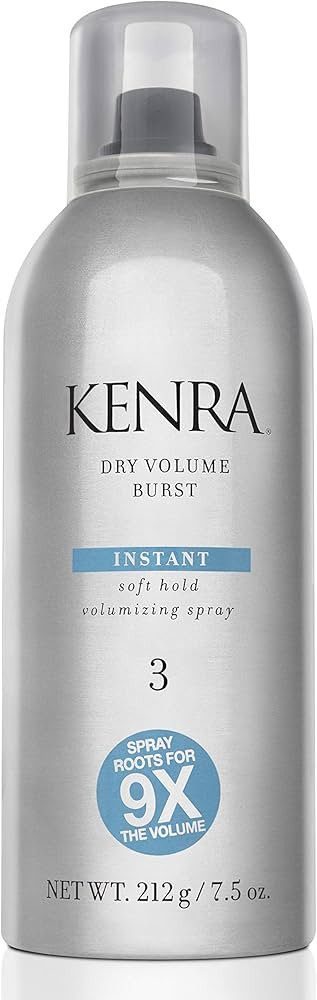 Kenra Dry Volume Burst 3 | Instant Volume Hairspray | Soft Hold Volumizing Spray | Dry Applicatio... | Amazon (US)