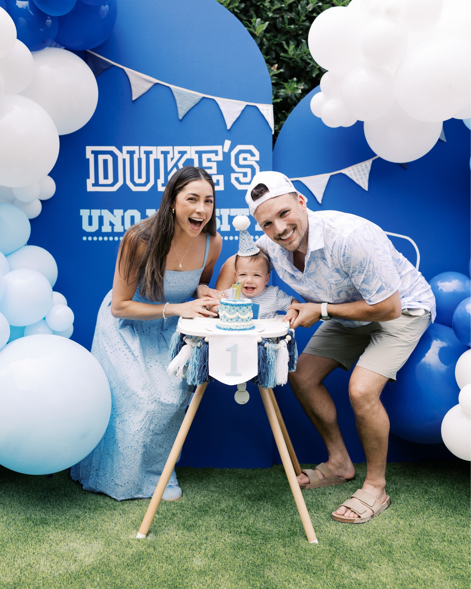 Duke’s Uno-versity birthday!!! 💙🎂🥳 🏀 Was SO much fun and the theme was just soo perfect for him!! I’m so happy with how everything turned out & that we got our backyard done just in time!!!

I’ve been a mom to this sweet boy for a whole year and I just couldn’t be more grateful and thankful to the Lord for gifting me this blessing of a son 🥺 he’s the best and just the happiest boy

Balloons and backdrop @sorenhaus 🎈
Cake and cupcakes @susiecakesbakery 🎂
Photography @ryanwhitephotography 📸

#1stbirthday #1stbirthdayideas #boybirthdayparty #boybirthdaytheme #babybirthdayparty

#LTKKids #LTKmomlife #LTKootd