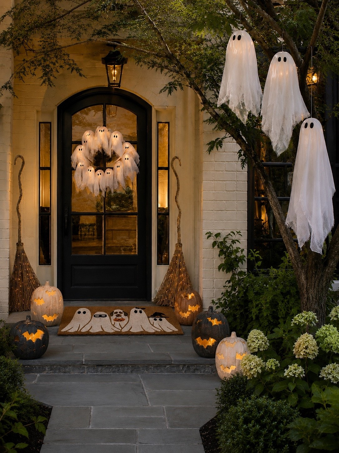Halloween Front Porch Goals 👻🎃

If you’re looking to create a front porch that feels both spooky and welcoming, this setup is the perfect inspiration! Glowing ghost wreaths, hanging ghosts, illuminated pumpkins, and oversized witch brooms come together for a magical Halloween entrance that’s equal parts cozy and festive. It’s the kind of porch that will have everyone stopping for a closer look.

Follow @farmtotablecreations on Instagram for more cozy home finds and trending decor.

#LTKHalloween #HalloweenDecor #WayfairHalloween #FrontPorchDecor #HalloweenPorch #GhostDecor #PumpkinDecor #SpookySeason #FallHomeDecor #OutdoorDecor #CozyHome #HalloweenInspo #LTKHome #SeasonalDecor #HomeDecor

#LTKSaleAlert #LTKHome